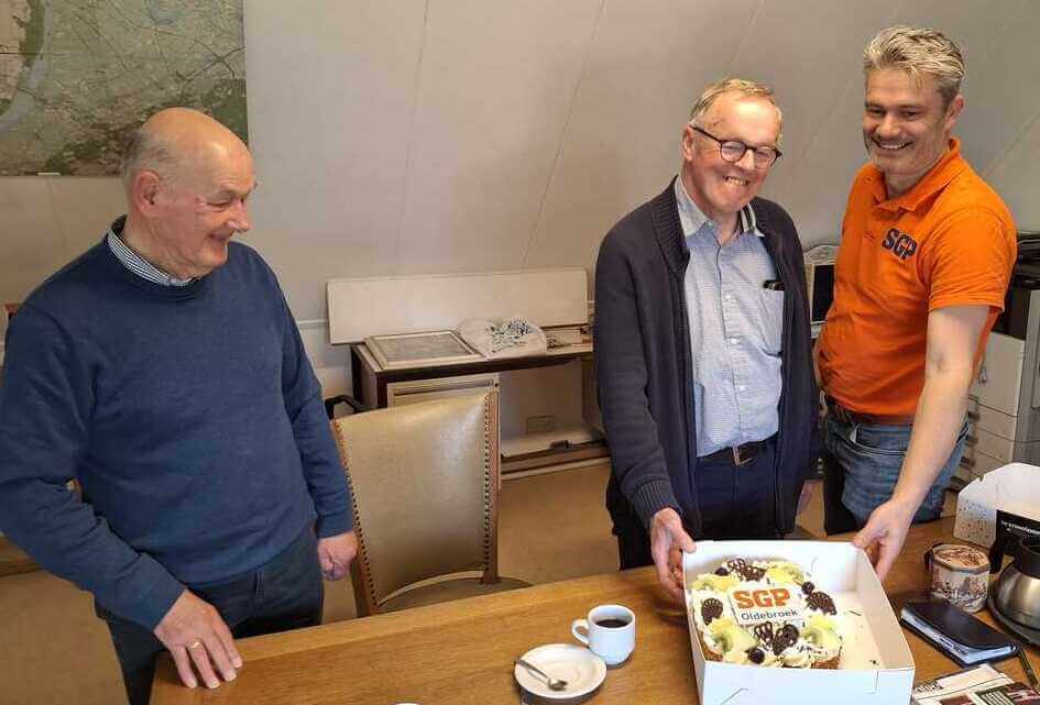 Werkbezoek SGP Oldebroek bij Oudheidkundige vereniging 'De Broeklanden'