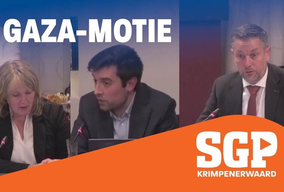 Gaza motie