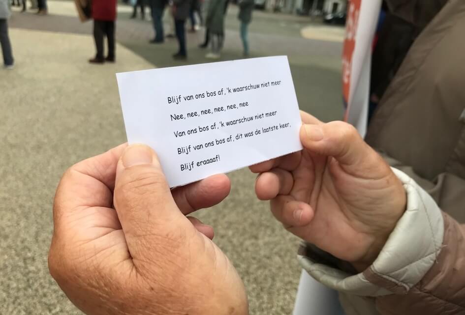 Motie Stop met kappen, start met praten!