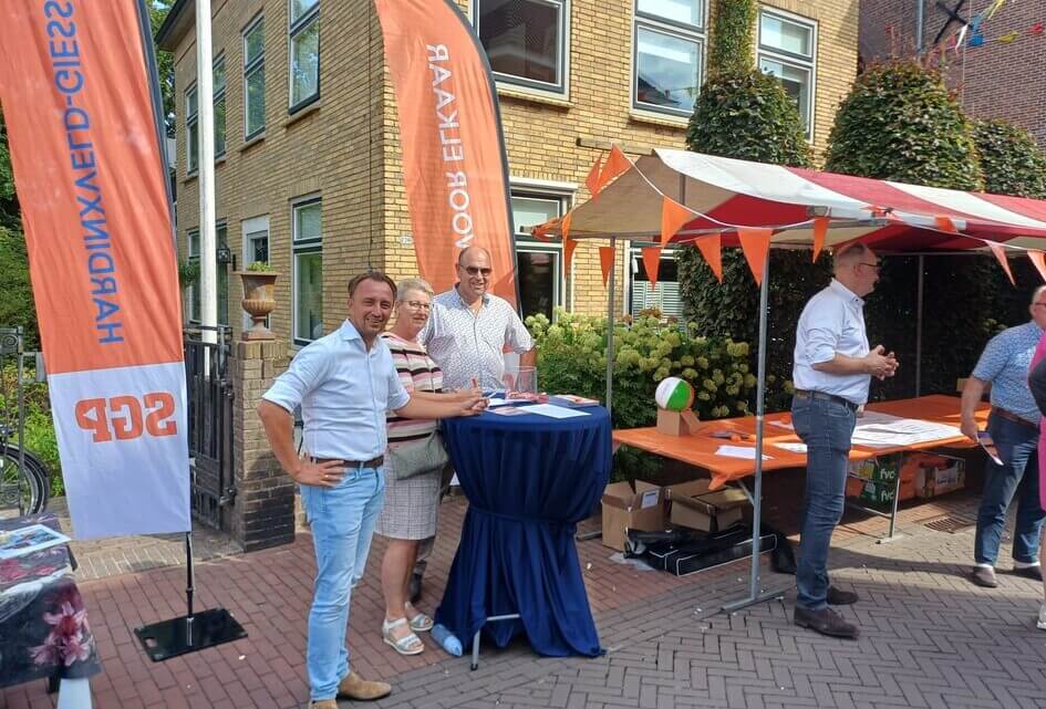 Flitspeiling SGP op braderie
