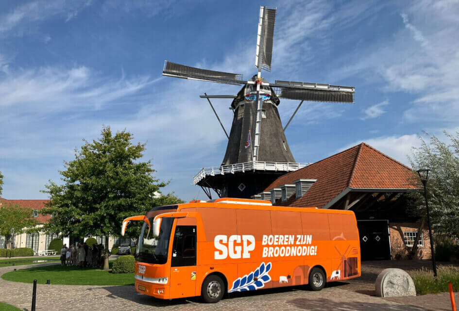 SGP-fractie op werkbezoek met André Flach