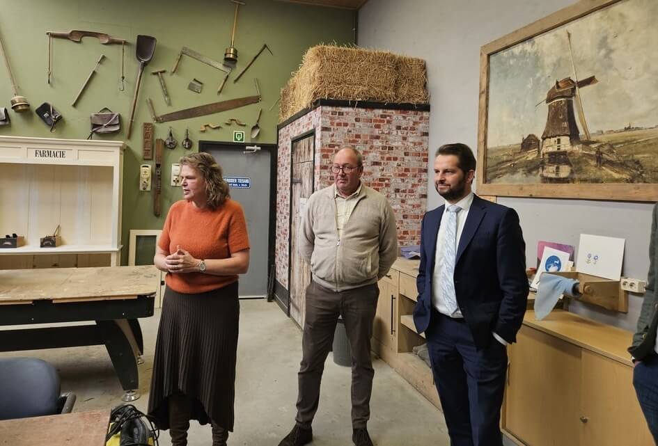 Tweede kamerlid André Flach op werkbezoek in Molenlanden
