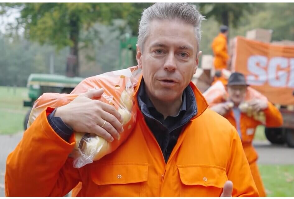 SGP deelt gratis aardappelen uit in de Hoeksche Waard
