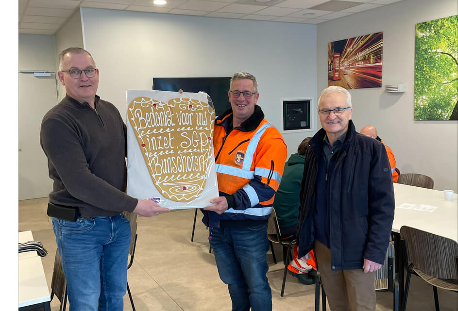 SGP spreekt waardering uit