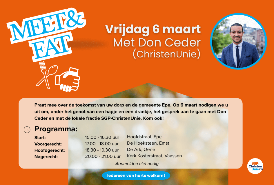 Meet & Eat met Don Ceder