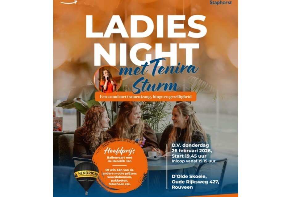 Ladies Night met Tenira Sturm