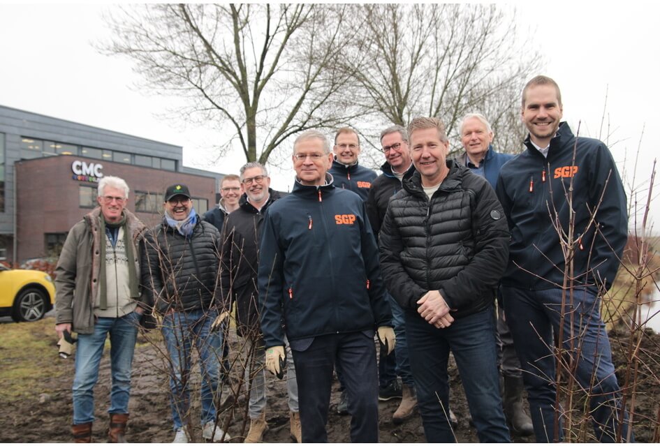 SGP Veenendaal en BOV geven samen startsein voor vergroening bedrijventerreinen