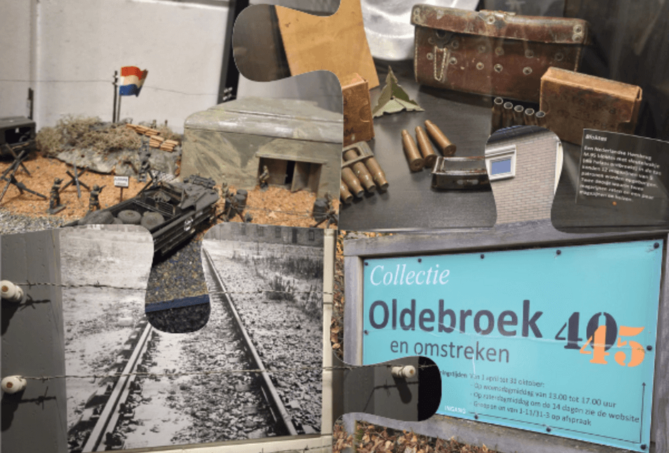 SGP Oldebroek op werkbezoek bij oorlogsmuseum Oldebroek 40-45