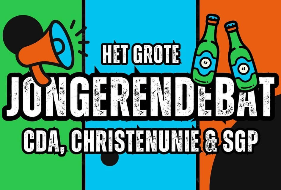  CDA, ChristenUnie en SGP organiseren jongerendebat