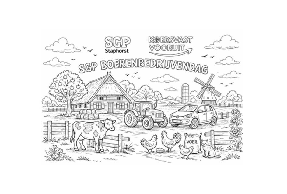 Kleurplaat boeren bedrijvendag