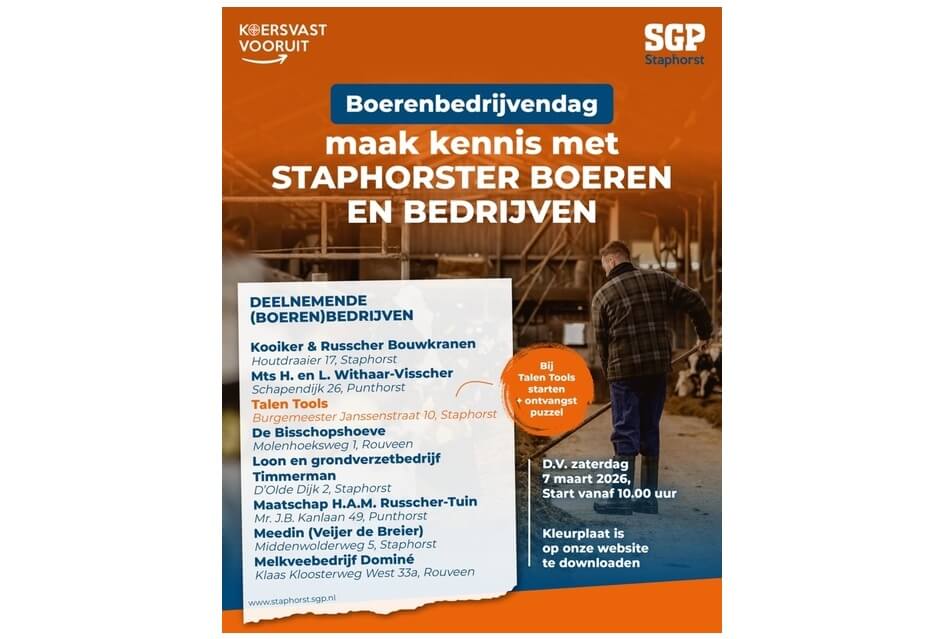 Boeren bedrijvendag Staphorst