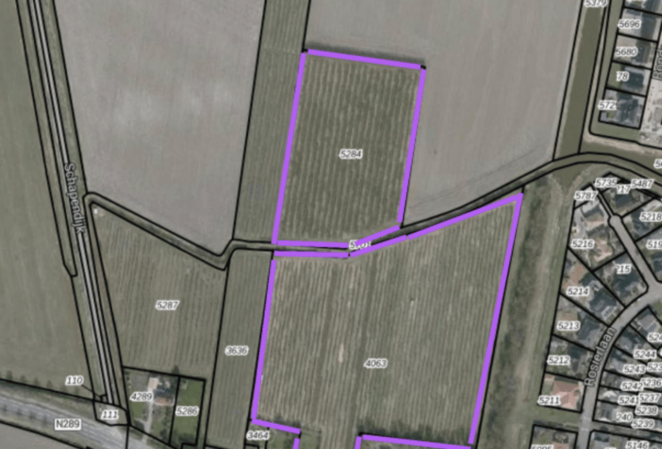 Ruim 70 woningen in Krabbendijke-West