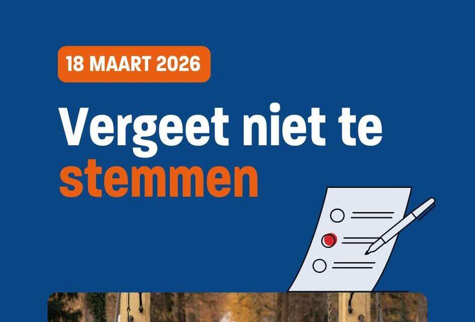Vergeet niet te stemmen!