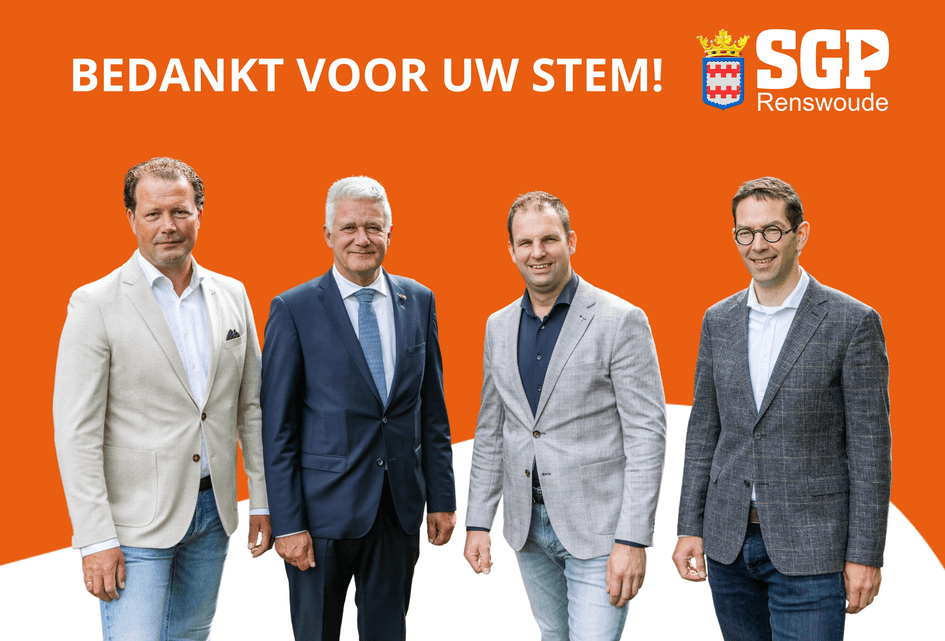 Stemmenwinst voor SGP Renswoude