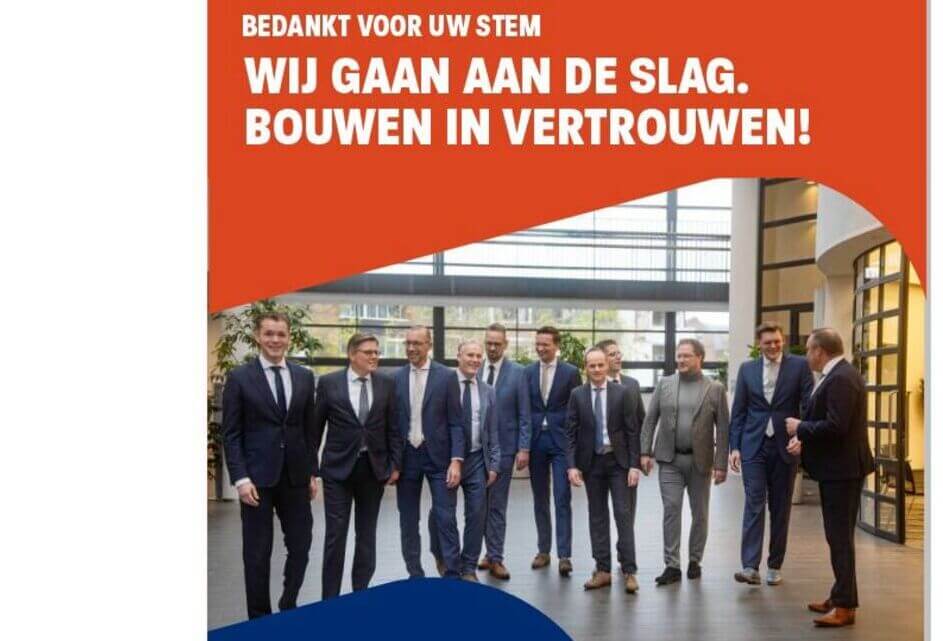 Bedankt voor u stem!