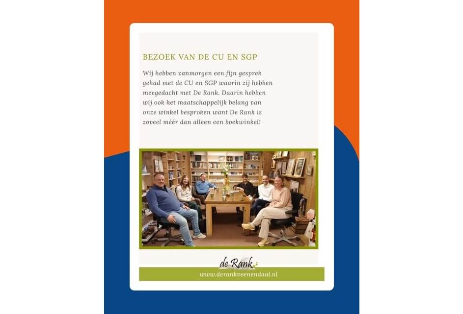 Bezoek Christelijke boekhandel De Rank