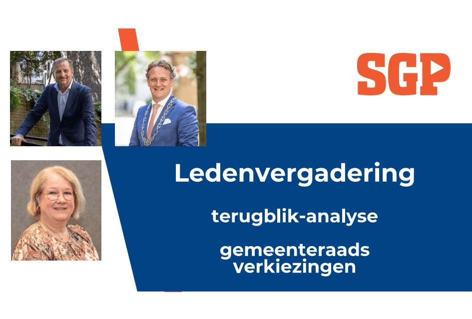 Ledenvergadering 14 april