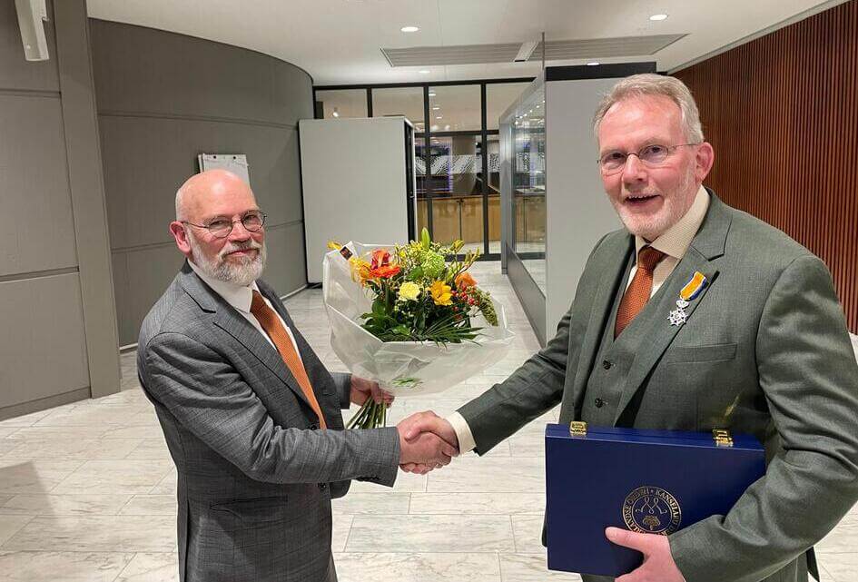 Afscheid van en koninklijke onderscheiding  voor Henk Boon