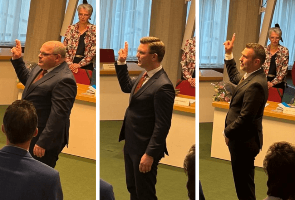 Beëdiging SGP-raadsleden