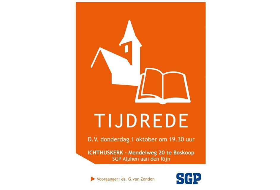Tijdrede door ds. G. van Zanden