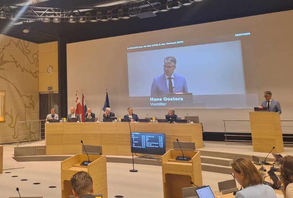 Afscheid Statenlid Kees Vermaat en beëidiging Jan-Hendrik van der Linden