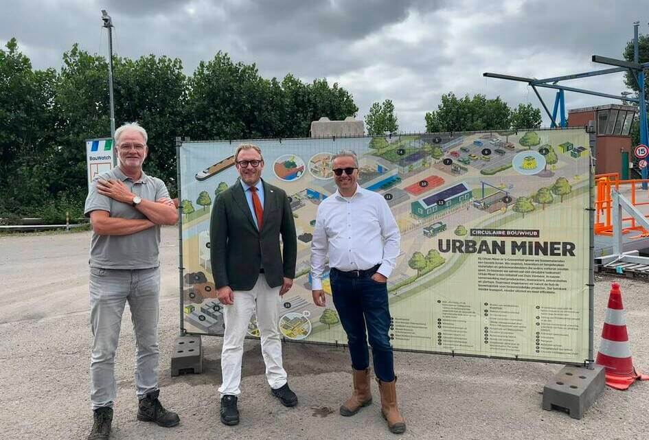 Werkbezoek bij betonrecycling 's-Gravendeel