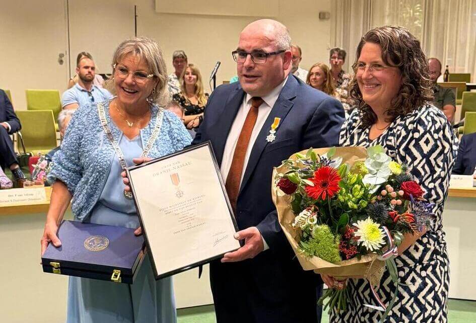 Erik Doornwaard benoemd tot Lid in de Orde van Oranje Nassau