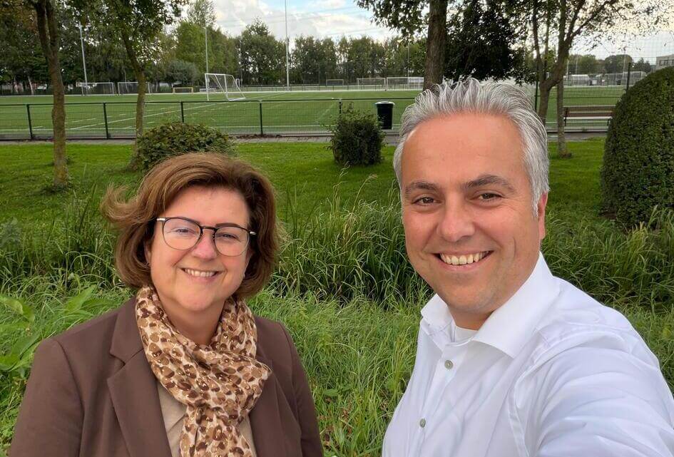 Gerjan Neele op stap met burgemeester
