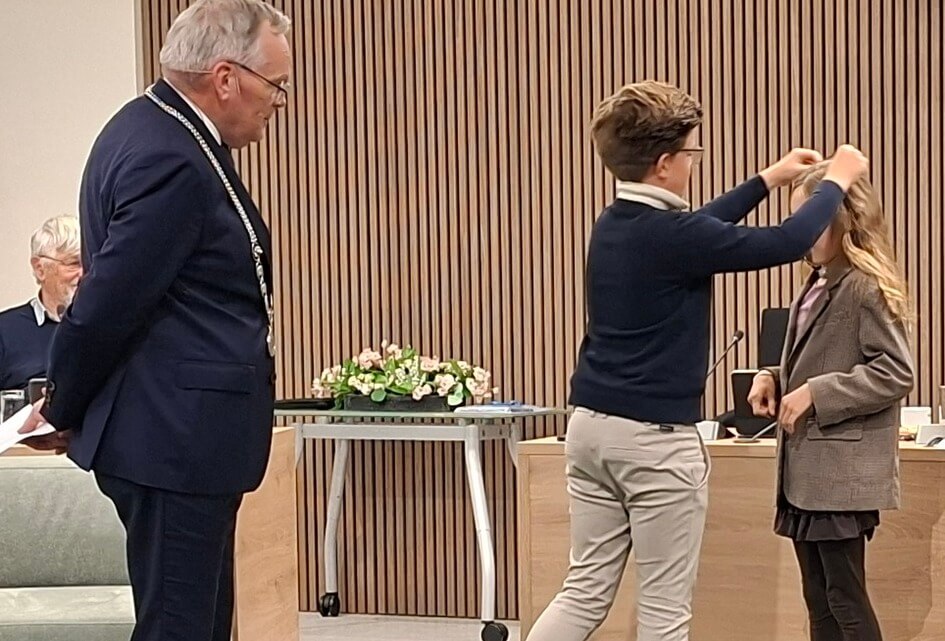 Afscheid en installatie kinderburgemeester