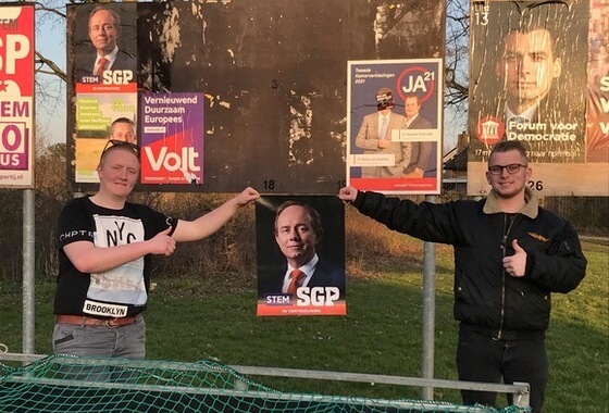 De verkiezingposters TK 2021 hangen!