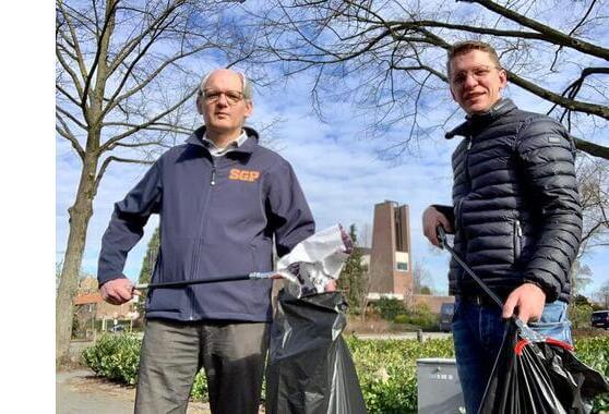 SGP doet mee aan Opschoondag