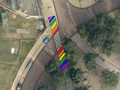 SGP kritiseert besluit tot aanleg regenboogzebrapad in Apeldoorn