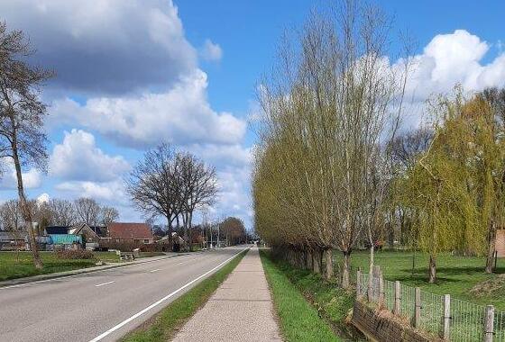 Fietspad inspectie met  wethouder Ritsema