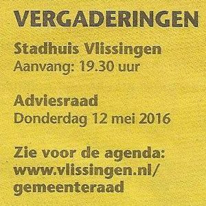 Adviesraad 12 mei 2016: het Vlissingse AZC