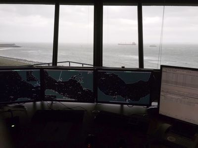 Raadsbezoek aan Westerschelde Coördinatiecentrum