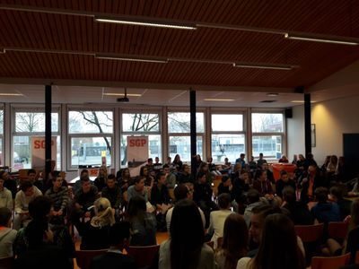 SGP deelnemer aan Lagerhuis Debat van het Calvijn College
