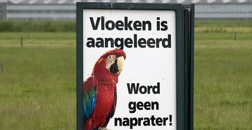 Vloekverbod blijft gehandhaafd in APV