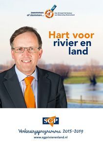 Verkiezingsfolder SGP Rivierenland