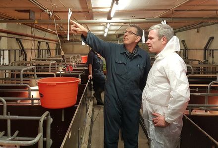 Werkbezoek Elbert Dijkgraaf