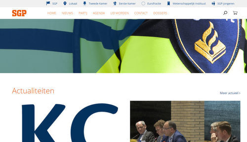 Vernieuwde website SGP Ridderkerk