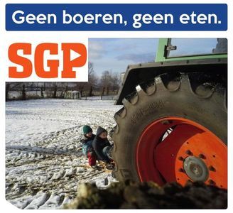 SGP: 'Zonder boeren geen voedsel'