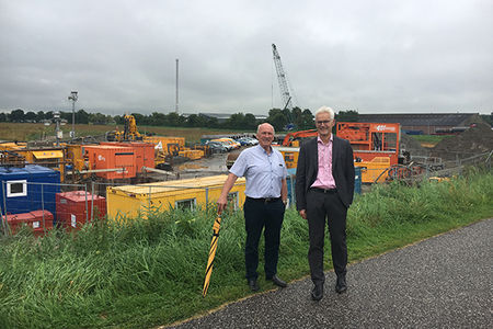 Aanleg sifon havenkanaal Middelharnis gestart