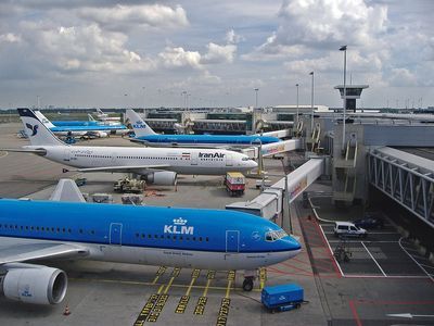 Minder vakantievluchten vanaf Schiphol