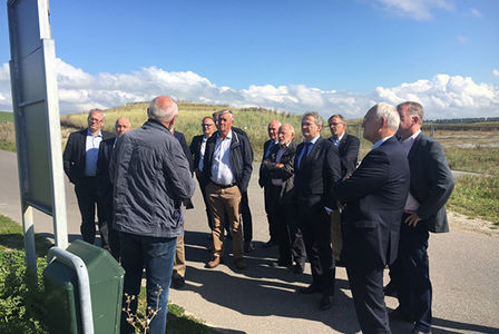 Waterschapsplatform bezoekt waterkeringen