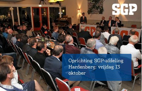 Oprichting SGP Afdeling Hardenberg