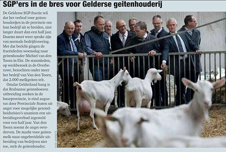 SGP Gelderland in de media