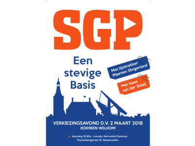 Verkiezingsavond - D.V. 2 maart