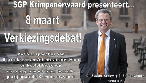 SGP Verkiezingsdebat