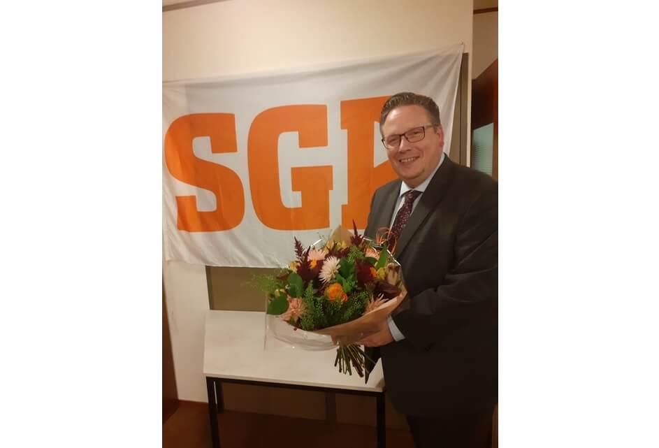 Leo van der Velden weer SGP-lijsttrekker 2022