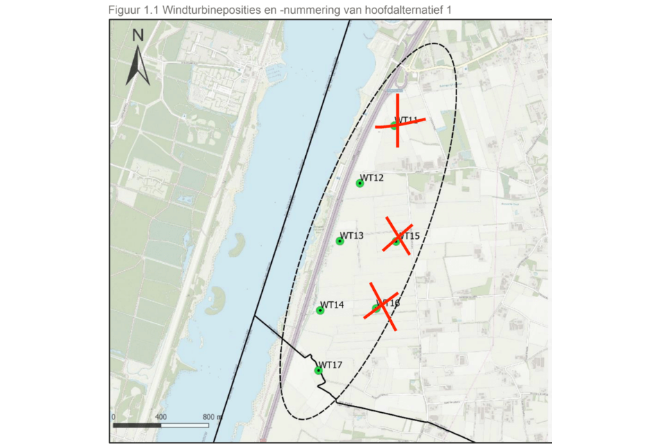 Windmolens in Horst en Telgt